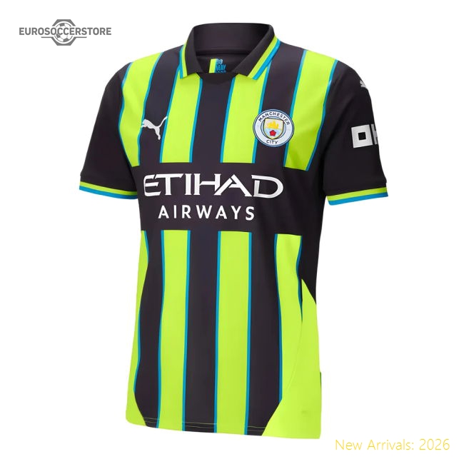 2024-2025 Man City Away Shirt-Football Jersey Hub