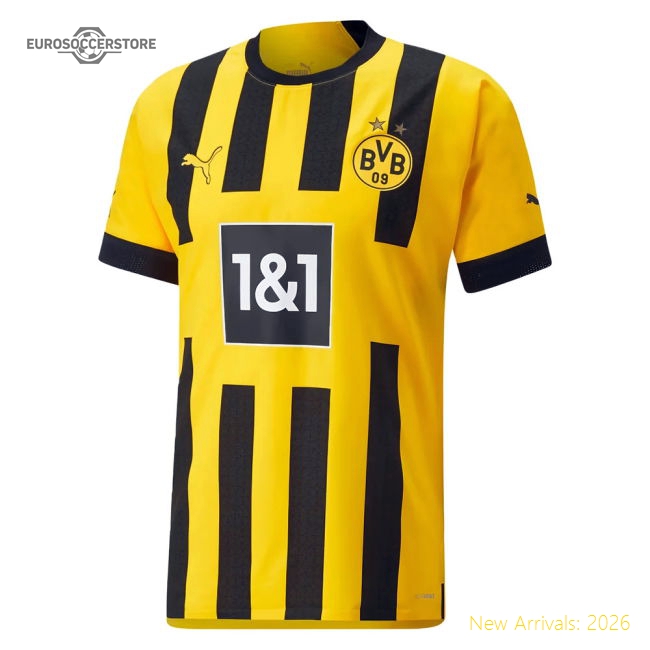 2022-2023 Borussia Dortmund Authentic Home Shirt (HAALAND 9)-Football Jersey Hub