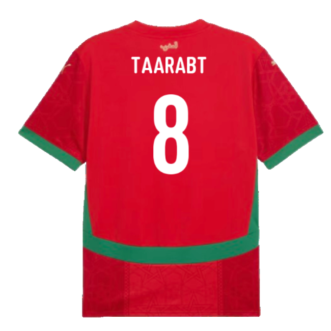 2024-2025 Morocco Home Shirt (Taarabt 8)-Football Jersey Hub