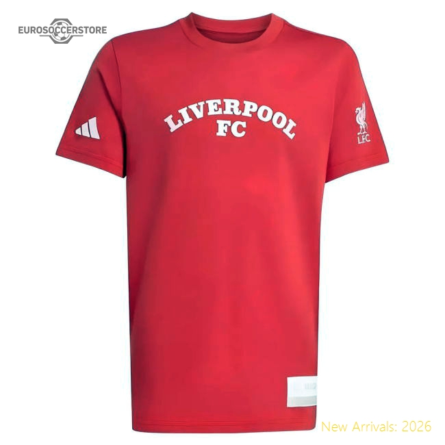 2025-2026 Liverpool US Tee (Red) - Kids-Football Jersey Hub