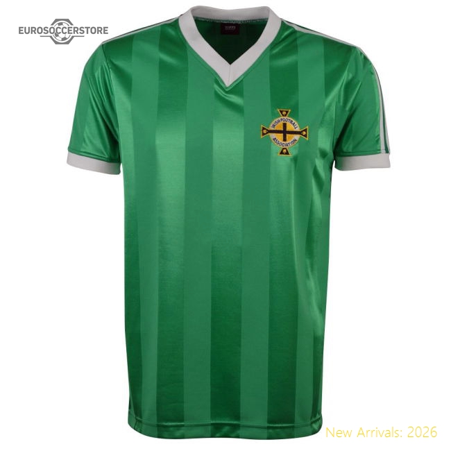 Northern Ireland 1983 Polyester Retro Football Shirt-Football Jersey Hub