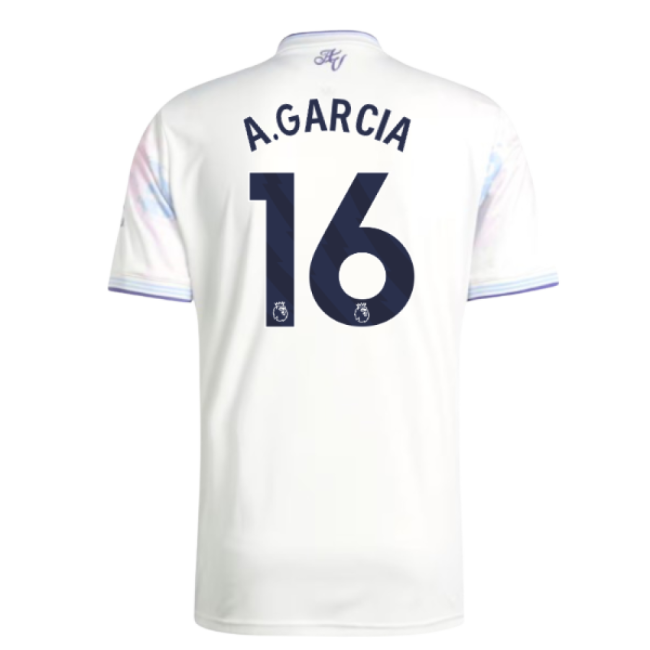 2025-2026 Aston Villa Third Shirt (A.Garcia 16)-Football Jersey Hub