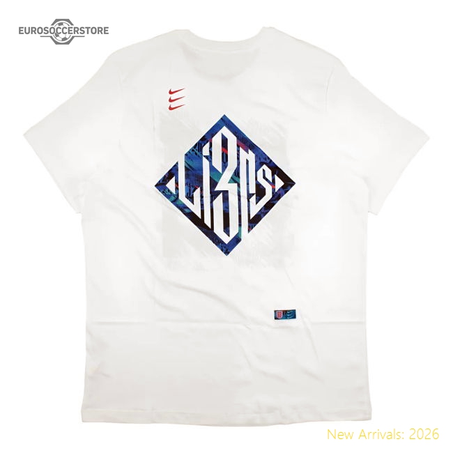 2022-2023 England Voice Tee (White)-Football Jersey Hub