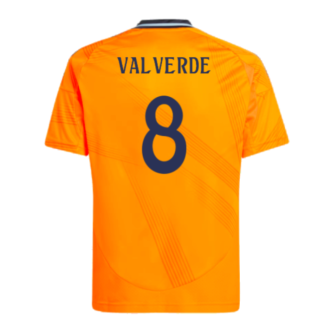 2024-2025 Real Madrid Away Mini Kit (Valverde 8)-Football Jersey Hub
