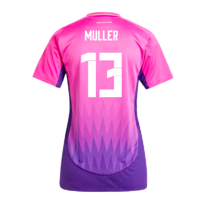 2024-2025 Germany Away Shirt (Ladies) (Muller 13)-Football Jersey Hub