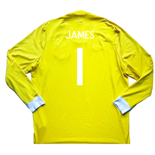 England 2010-11 Goalkeeper Away Shirt ((Good) XXL) (JAMES 1)-Football Jersey Hub