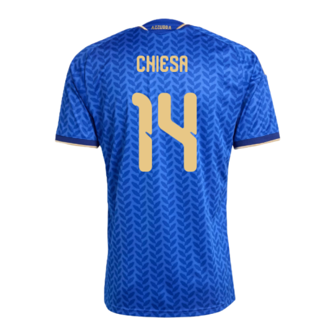 2026-2027 Italy Home Shirt (Chiesa 14)-Football Jersey Hub