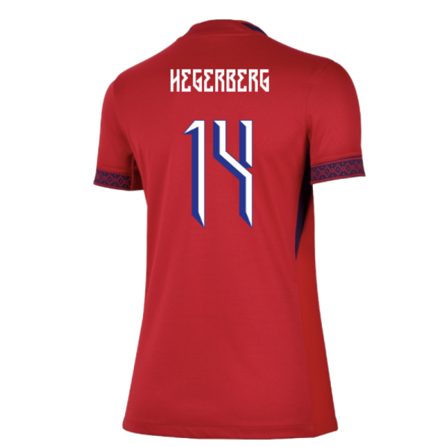 2025-2026 Norway Womens Team Home Shirt (Ladies) (Hegerberg 14)-Football Jersey Hub