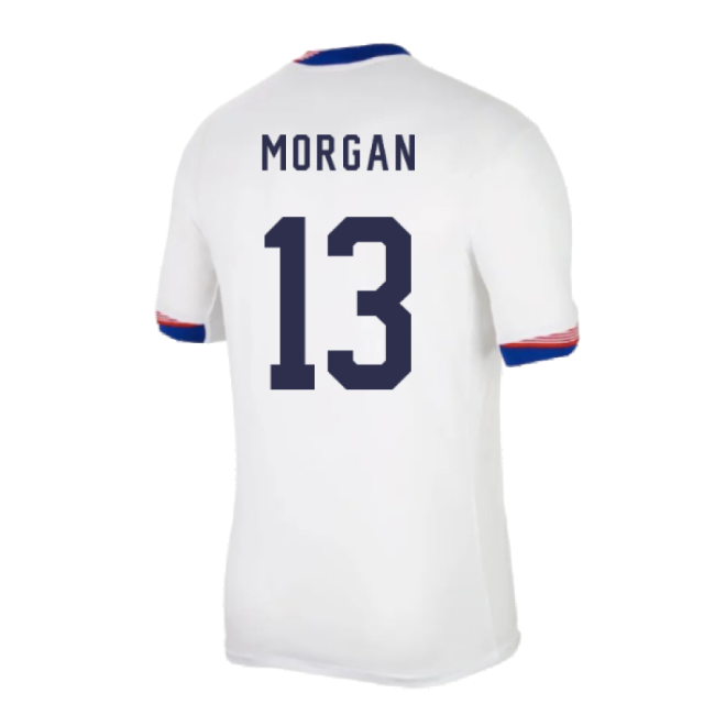 2024-2025 USA Home Dri-Fit ADV Shirt (Morgan 13)-Football Jersey Hub