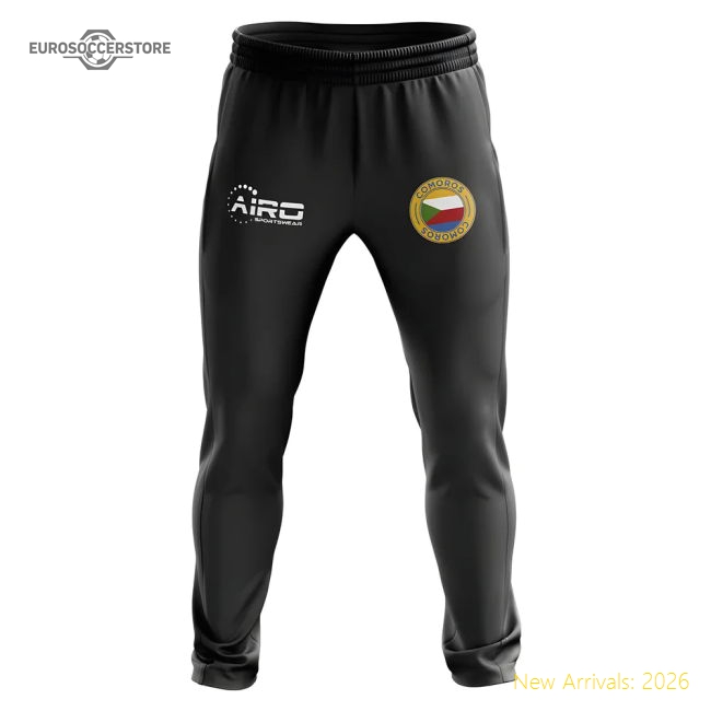 Comoros Concept Football Training Pants (Black)-Football Jersey Hub