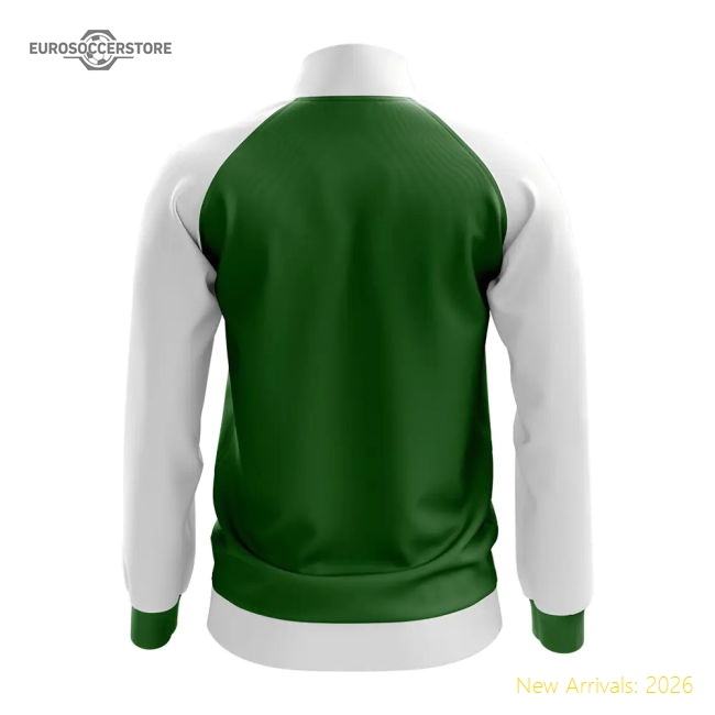 Norfolk Islands Concept Football Track Jacket (Green)-Football Jersey Hub