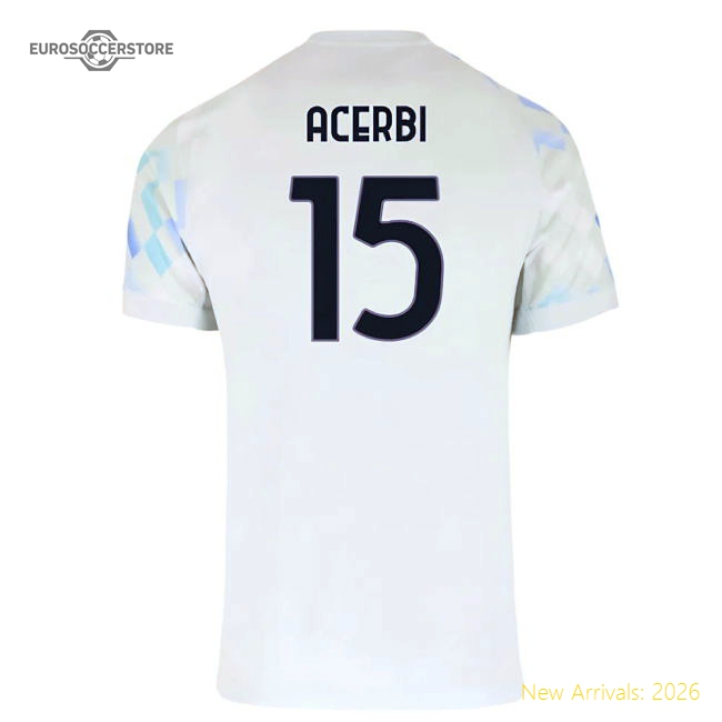 2025-2026 Inter Milan Away Shirt (Acerbi 15)-Football Jersey Hub