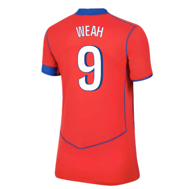 2025-2026 PSG Third Shirt (Womens) (Weah 9)-Football Jersey Hub