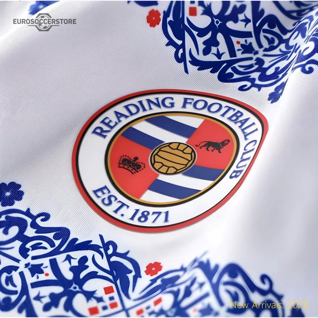 2025-2026 Reading Home Shirt-Football Jersey Hub