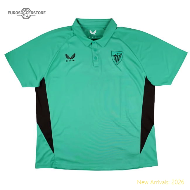 2024-2025 Athletic Bilbao Presentation Polo Shirt (Mint)-Football Jersey Hub