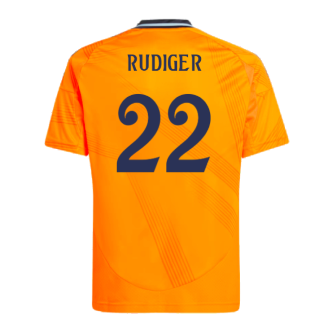 2024-2025 Real Madrid Away Youth Kit (Rudiger 22)-Football Jersey Hub