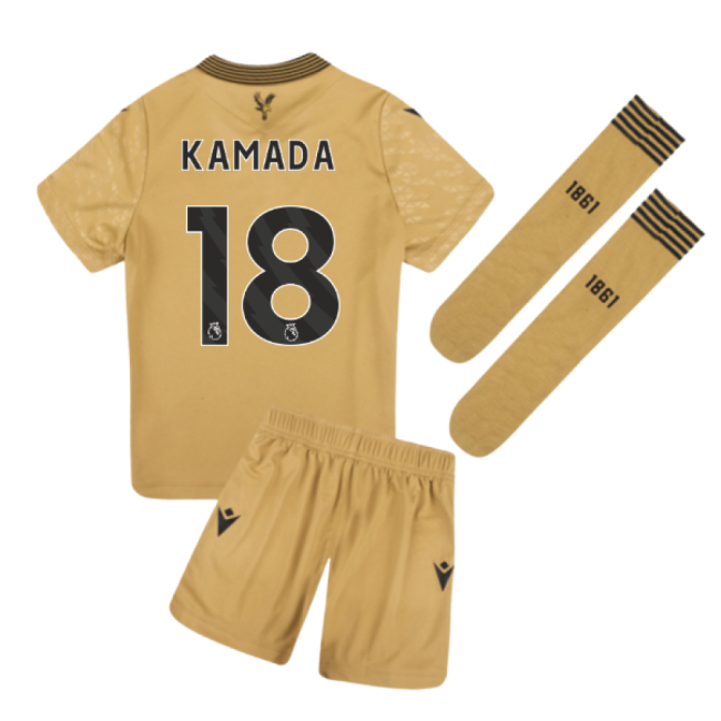 2025-2026 Crystal Palace Third Little Kids Infant Kit (Kamada 18)-Football Jersey Hub