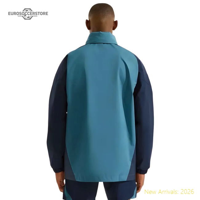 2025-2026 Arsenal Allweather Jacket (Blanch Blue)-Football Jersey Hub