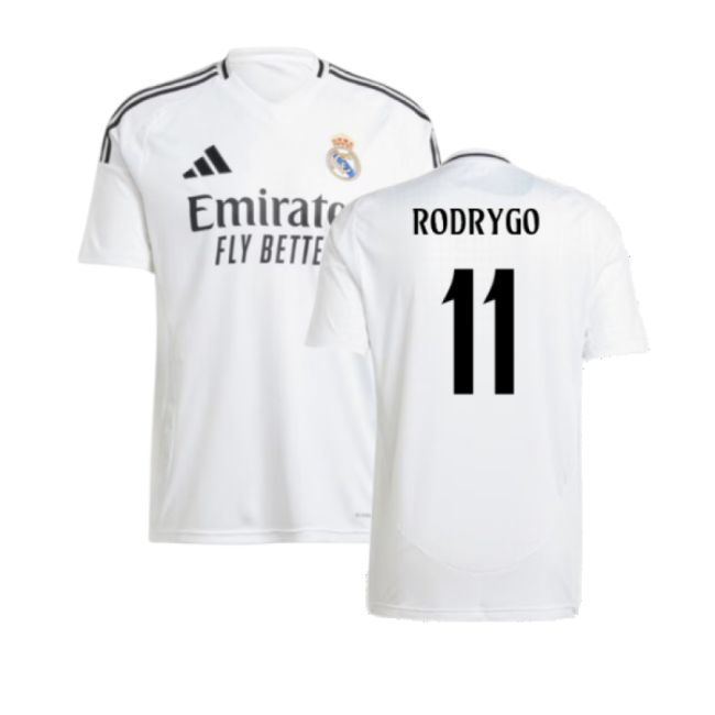 2024-2025 Real Madrid Home Shirt (Rodrygo 11)-Football Jersey Hub