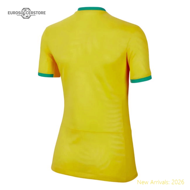 2023-2024 Brazil WWC Home Shirt (Ladies)-Football Jersey Hub