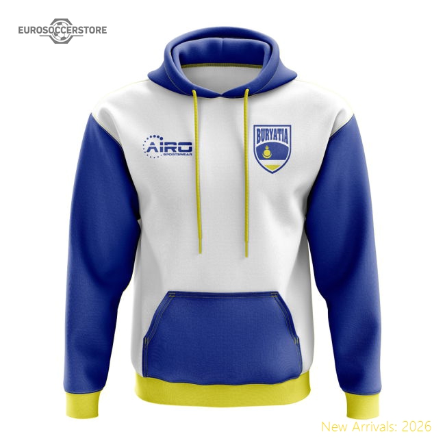 Buryatia Concept Country Football Hoody (White)-Football Jersey Hub
