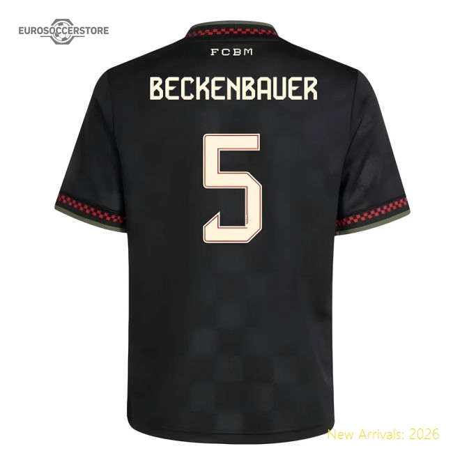 2025-2026 Bayern Munich Third Shirt (Kids) (Beckenbauer 5)-Football Jersey Hub