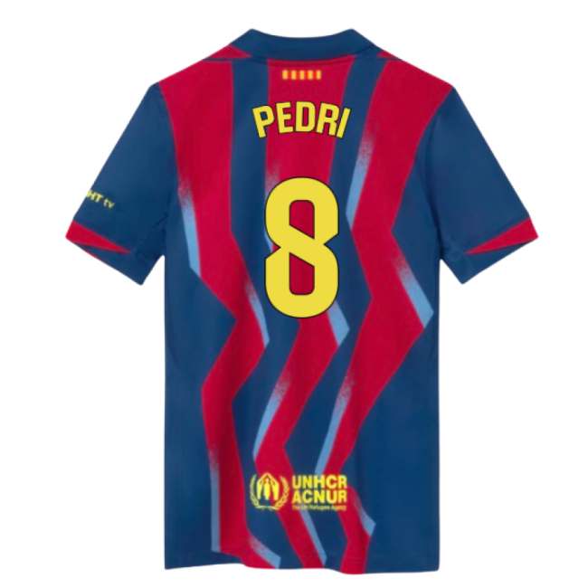 2025-2026 Barcelona Fourth Shirt (Kids) (Pedri 8)-Football Jersey Hub
