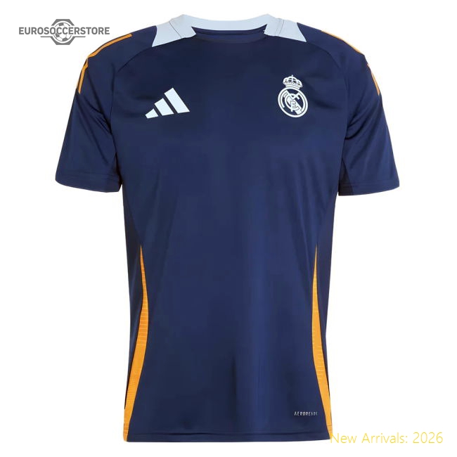 2024-2025 Real Madrid Training Jersey (Navy)-Football Jersey Hub