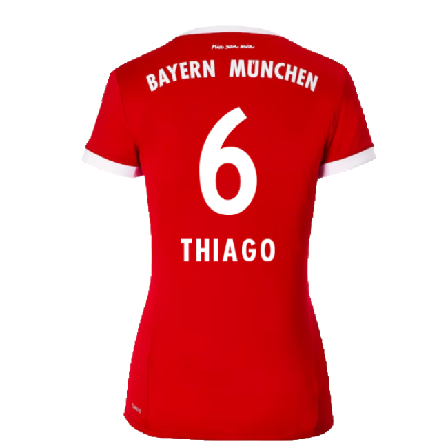 Bayern Munich 2017-18 Womens Home Shirt (XL) ((Excellent) XL) (Thiago 6)-Football Jersey Hub