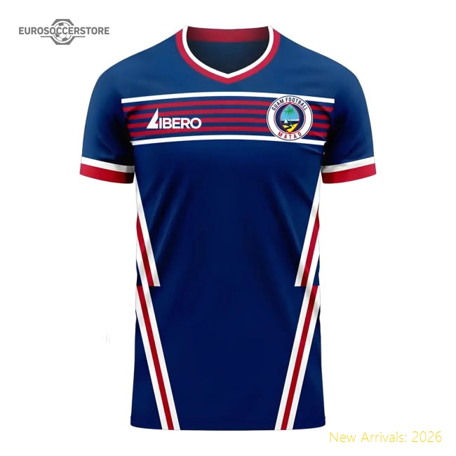 Guam 2025-2026 Home Concept Football Kit (Libero) - Womens-Football Jersey Hub
