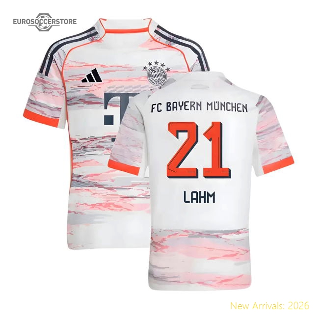 2025-2026 Bayern Munich Away Shirt (Kids) (Lahm 21)-Football Jersey Hub