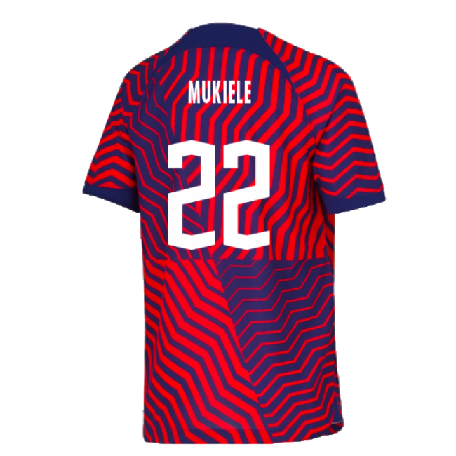 2023-2024 Red Bull Leipzig Away Shirt (Kids) (Mukiele 22)-Football Jersey Hub
