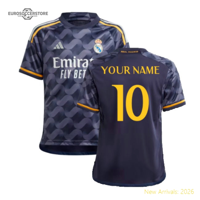 2023-2024 Real Madrid Away Shirt (Kids) (Your Name)-Football Jersey Hub