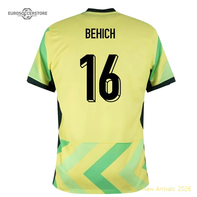 2025-2026 Australia Home Shirt (Behich 16)-Football Jersey Hub