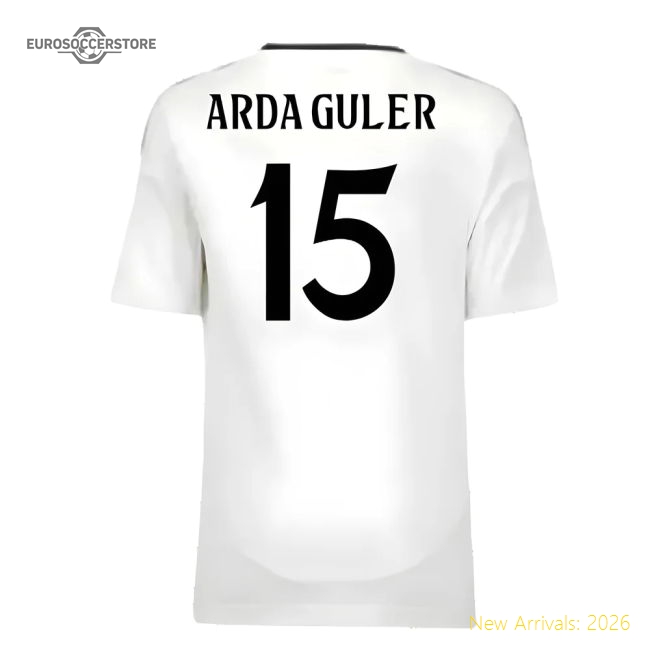 2024-2025 Real Madrid Home Youth Kit (Arda Guler 15)-Football Jersey Hub