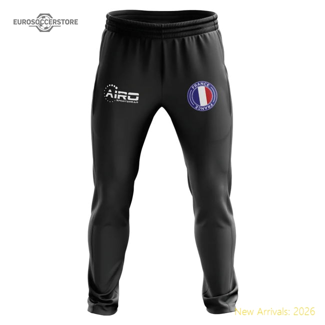 France Concept Football Training Pants (Black)-Football Jersey Hub