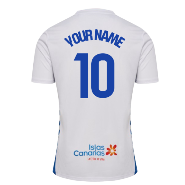 2025-2026 CD Tenerife Home Shirt (Your Name)-Football Jersey Hub