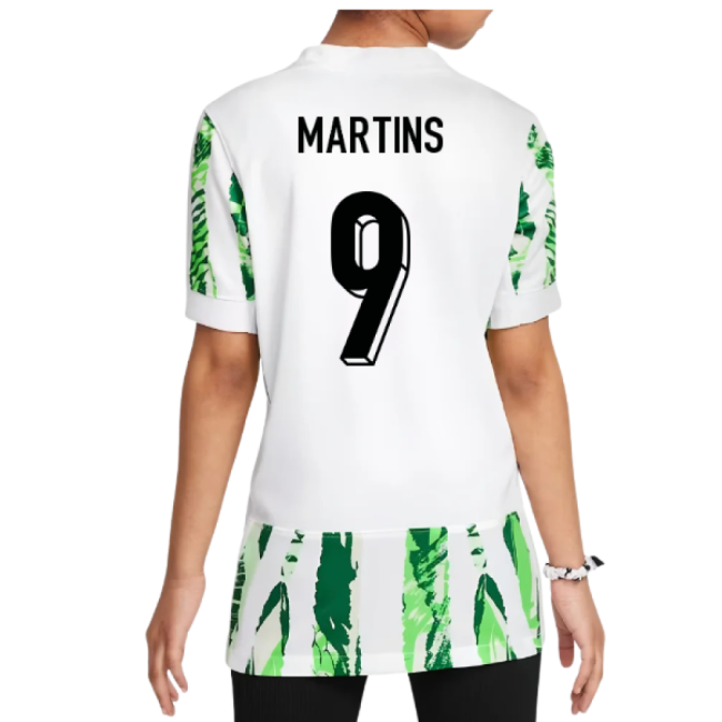 2025-2026 Nigeria Womens Team Away Shirt (Kids) (Martins 9)-Football Jersey Hub