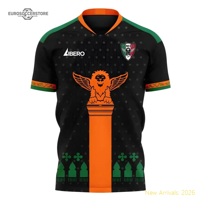 Venezia 2025-2026 Home Concept Football Kit (Libero)-Football Jersey Hub