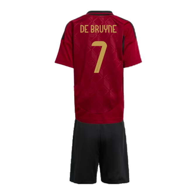 2024-2025 Belgium Home Mini Kit (De Bruyne 7)-Football Jersey Hub