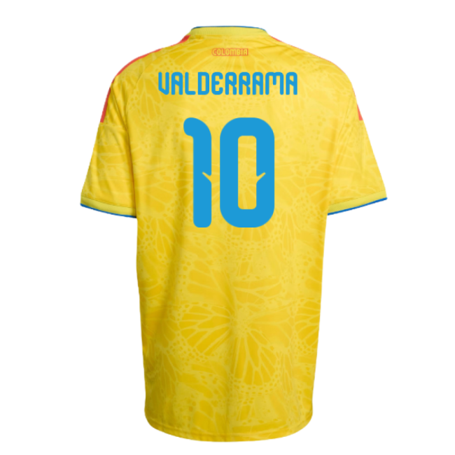 2026-2027 Colombia Home Shirt (Valderrama 10)-Football Jersey Hub