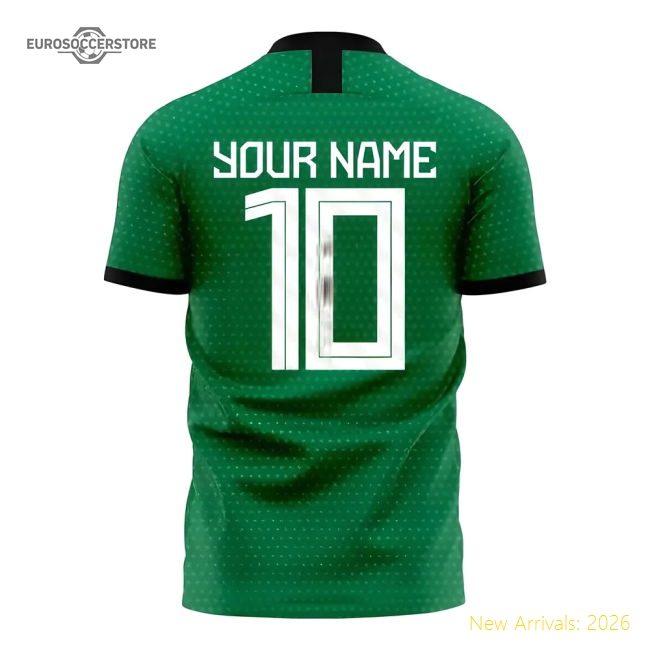 Nigeria 2025-2026 Home Concept Football Kit (Libero) (Your Name)-Football Jersey Hub