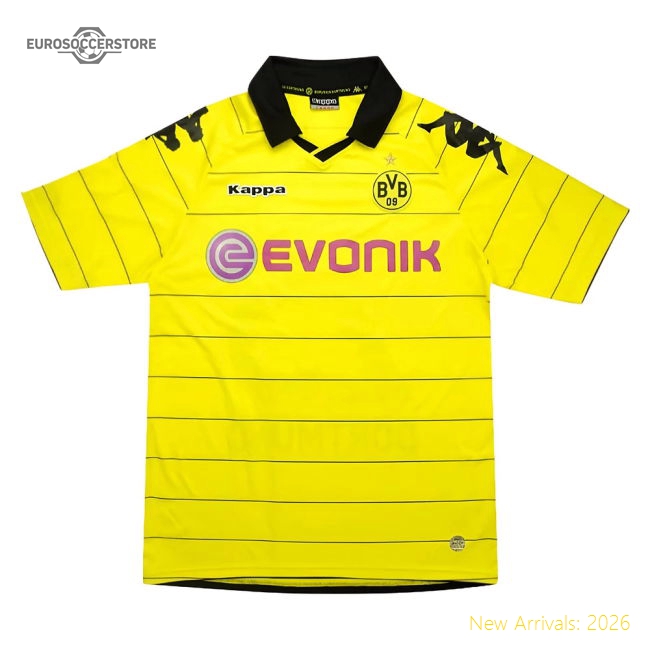 Borussia Dortmund 2010-11 Home Shirt ((Excellent) M)-Football Jersey Hub