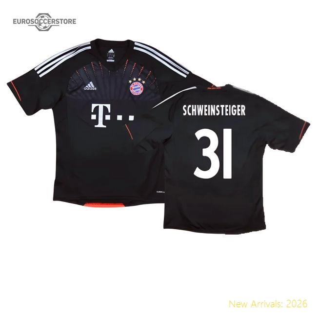 Bayern Munich 2012-13 Third Shirt (XXXL) (Fair) (SCHWEINSTEIGER 31)-Football Jersey Hub