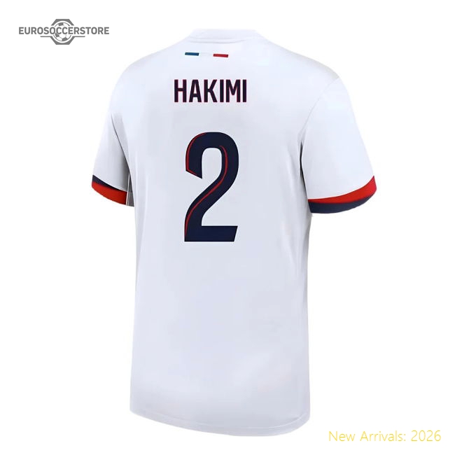 2024-2025 PSG Away Shirt (Hakimi 2)-Football Jersey Hub