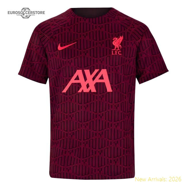 2022-2023 Liverpool Pre-Match Training Shirt (Red) - Kids (VIRGIL 4)-Football Jersey Hub
