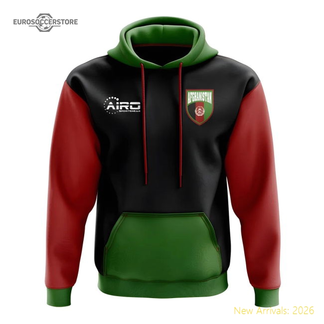 Afghanistan Concept Country Football Hoody (Black)-Football Jersey Hub