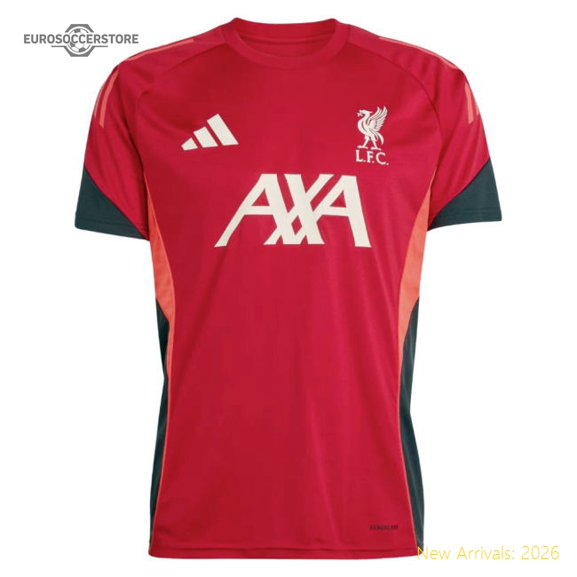 2025-2026 Liverpool Training Jersey (Strawberry Red)-Football Jersey Hub
