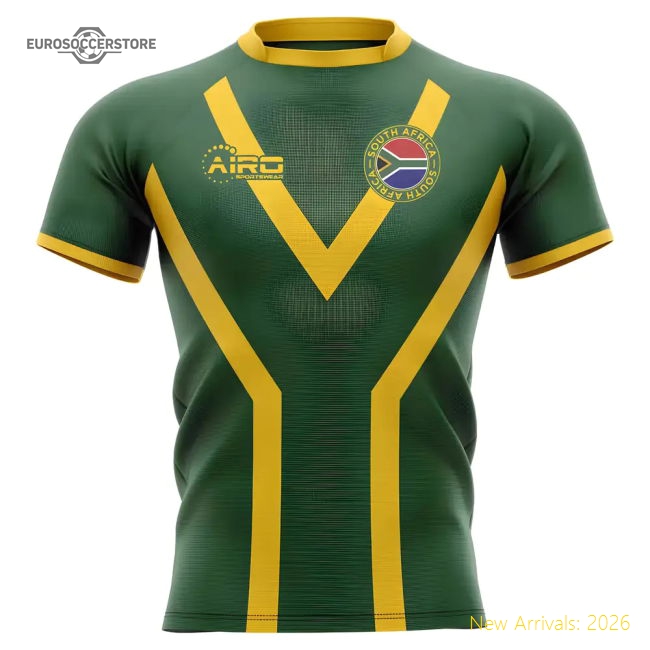 2025-2026 South Africa Springboks Flag Concept Rugby Shirt - Womens-Football Jersey Hub
