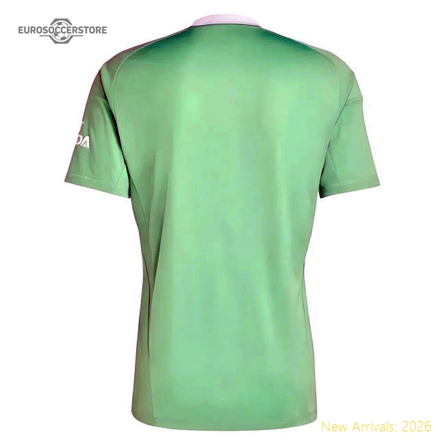 2025-2026 Arsenal Third Goalkeeper Shirt (Green)-Football Jersey Hub